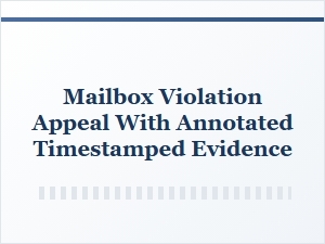 How to Submit Your Mailbox Appeal with Evidence